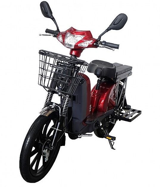 Электромопед GreenCamel Тайфун 17 (48V 12Ah 350W) черный Электромопед GreenCamel Тайфун 17 (48V 12Ah 350W) черный